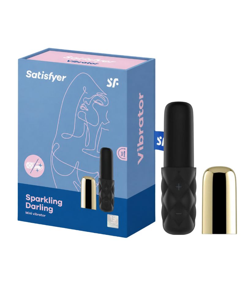 DARKLING1 Bala Vibradora Satisfyer- Sparkling Darling Recargable - Imagen 1