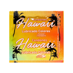 Condón Hawaii Lubricado de Colores