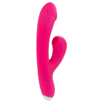 Vibrador Doble Estimulación Con suaccionador Flora