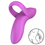 Satisfyer - Bold Lover Vibrador para el Dedo Rosa