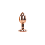Plug Anal Dorado Joya Roja Talla S Onix Mikel