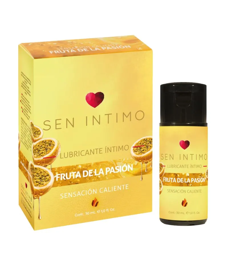 LUBPASSION1 Lubricante Caliente Passion Fruit X 30ml - Sen Intimo - Imagen 1