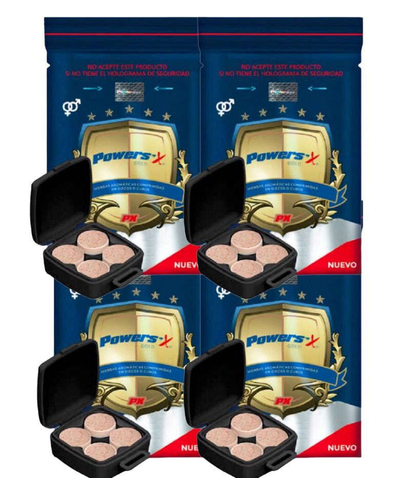 POWERX8 Power Sex Pastillas Potenciadoras x16uni (4 sachets) - Imagen 1